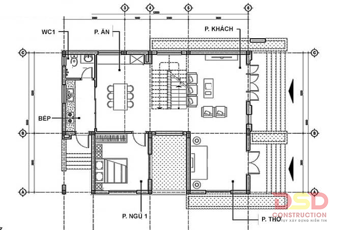 Mẫu thiết kế biệt thự 3 tầng