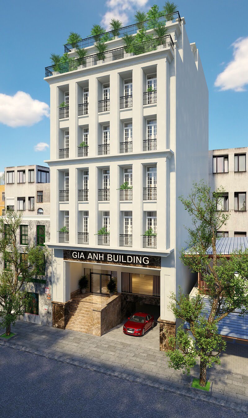 Phối cảnh Tòa nhà Văn phòng Gia Anh Building - Hoàng Mai - Hà Nội