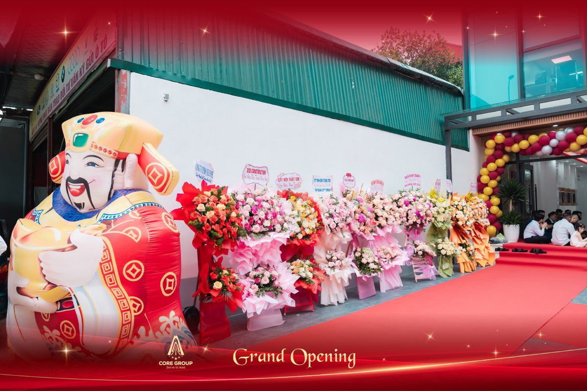Những lãng hoa chúc mừng gửi đến Core Group
