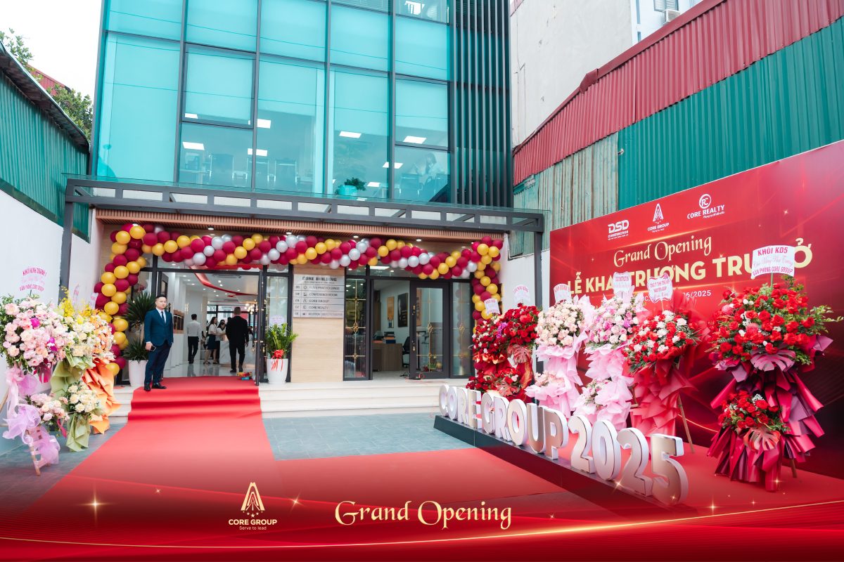 Những lãng hoa chúc mừng gửi đến Core Group