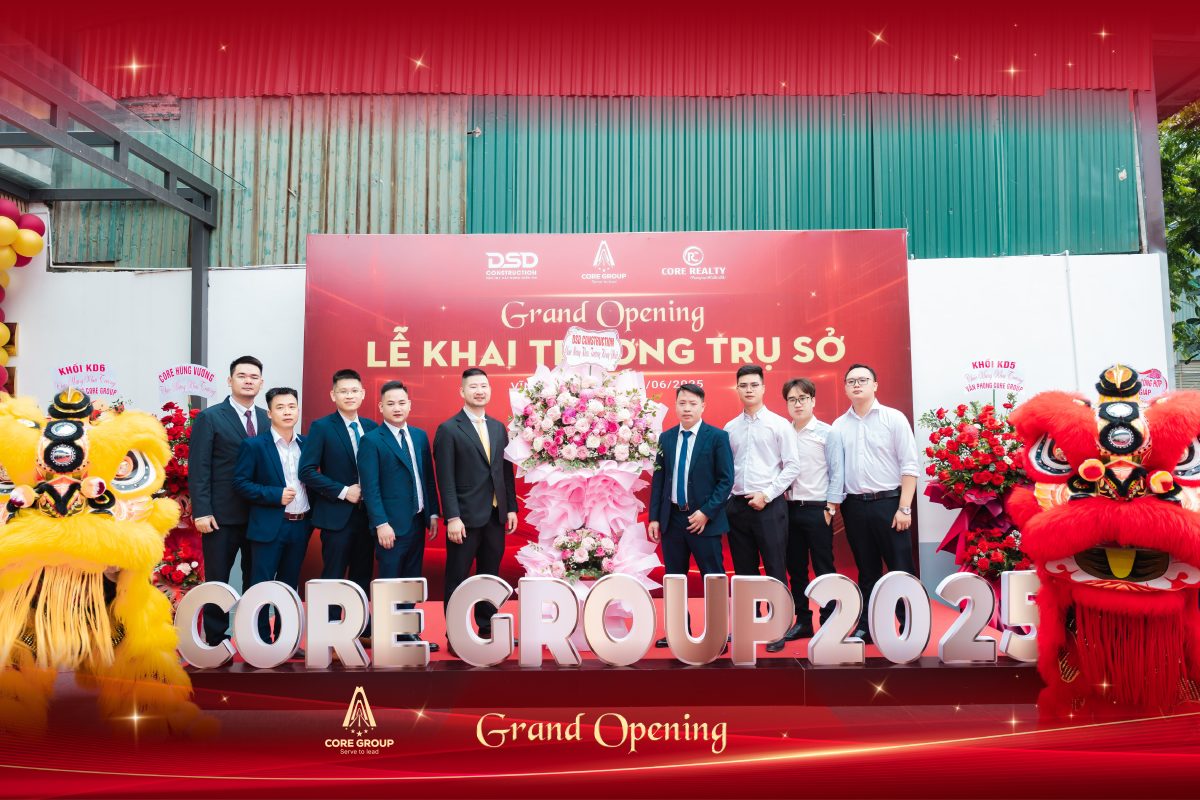 Những lãng hoa chúc mừng gửi đến Core Group